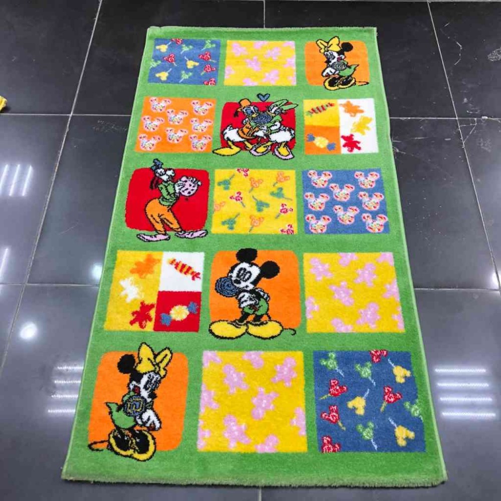 سجاد تركي اطفال اخضر 50*80 سجاد تركي اطفال اخضر 50*80