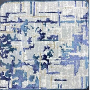 Turkish Irbid 474 carpet gray dark blue measured in square meters 100*100