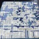 Turkish Irbid 474 carpet gray dark blue measured in square meters 100*100