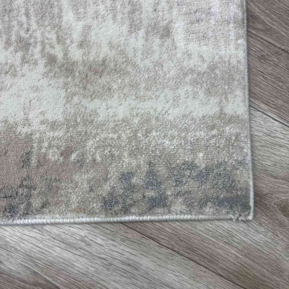 Modern Turkish cruiser carpet 54004 beige, measured in square metres  100*100