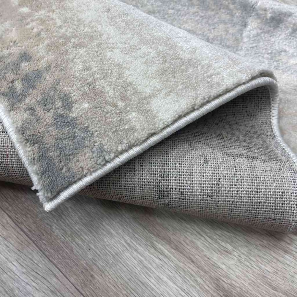 Modern Turkish cruiser carpet 54004 beige, measured in square metres  100*100