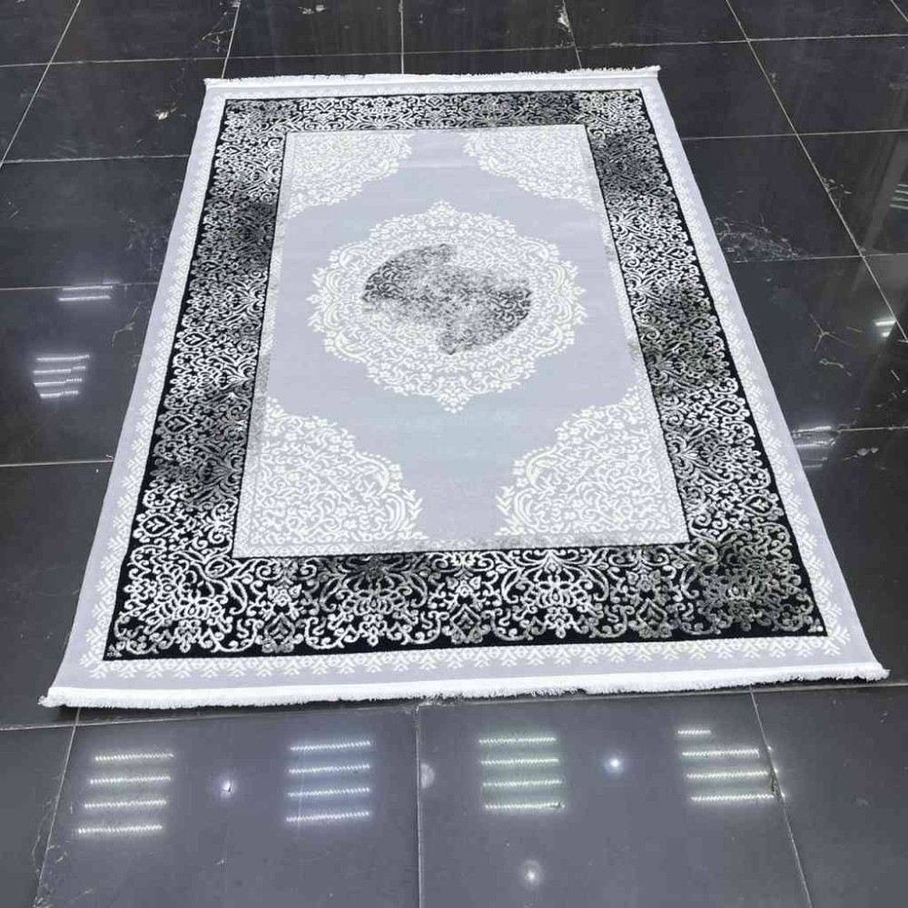 سجاد فكتوريا تركي 9197 لون اسود مقاس 150*220