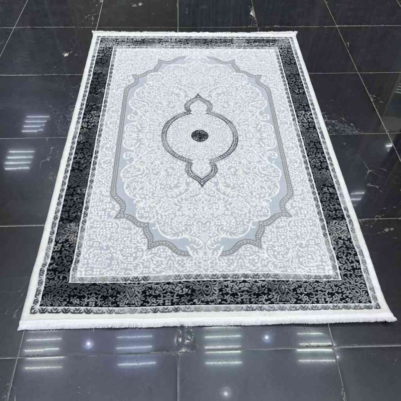 سجاد فكتوريا تركي 9196 لون اسود مقاس 100*200
