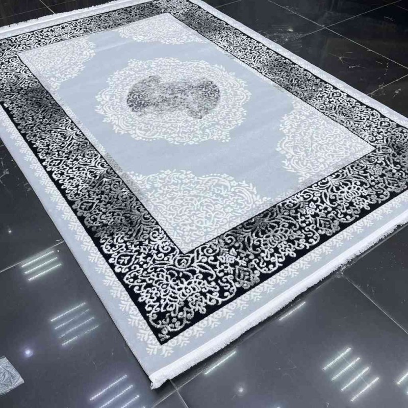 سجاد فكتوريا تركي 9197 لون اسود مقاس 100*300