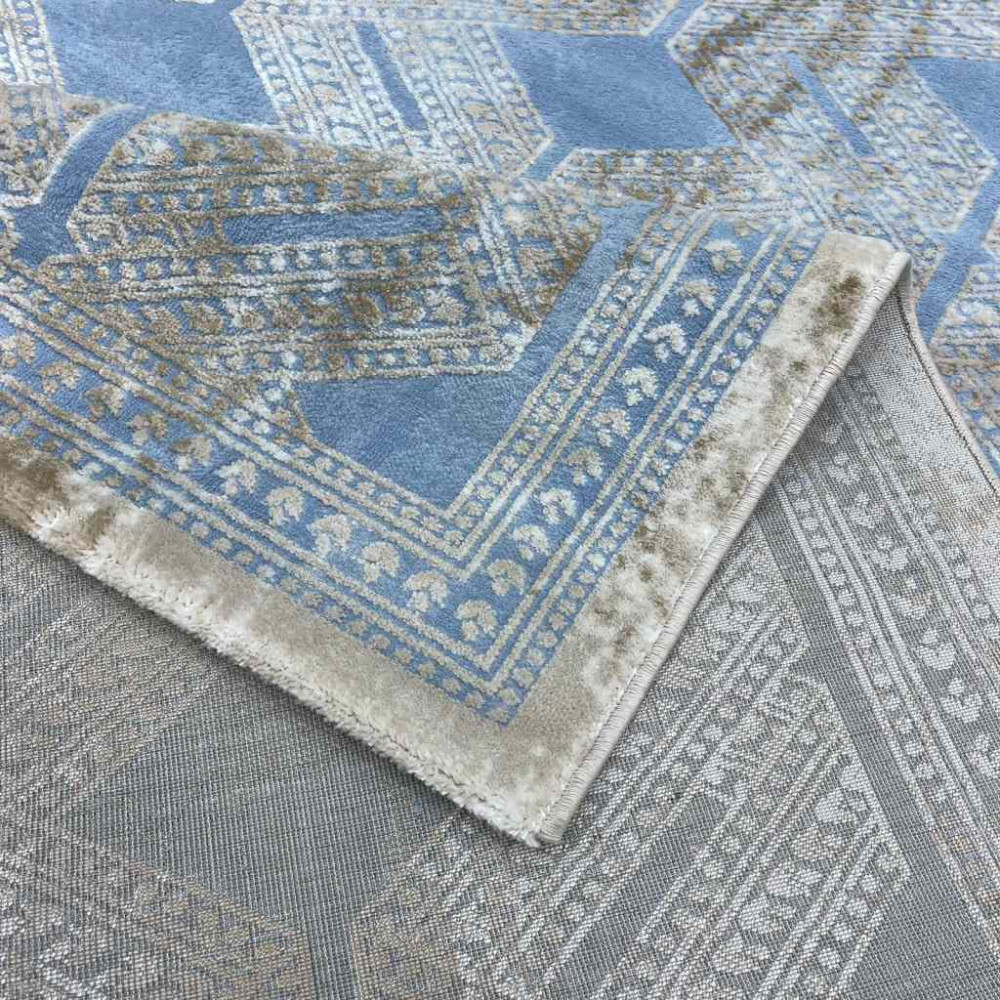 سجاد فيستا تركي 7851D سماوي مقاس 150*230 سجاد فيستا تركي 7851D سماوي مقاس 150*230