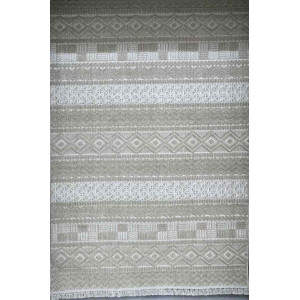 سجاد خيش ماجستيك تركي 08642B بيج غامق مقاس 80*150