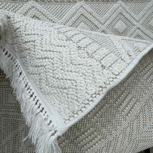 سجاد خيش ماجستيك تركي 08642B ايفوري مقاس 100*200