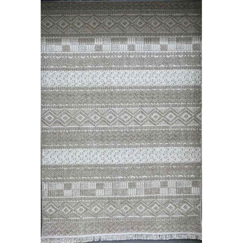 سجاد خيش ماجستيك تركي 08642B كوفي بيج فاتح مقاس 80*150