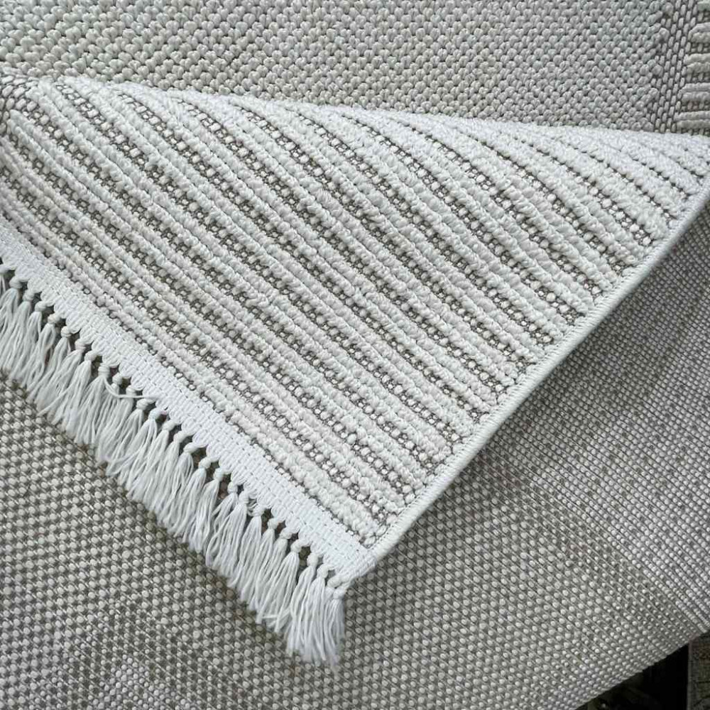 سجاد خيش ماجستيك تركي 08655B ايفوري مقاس 100*300