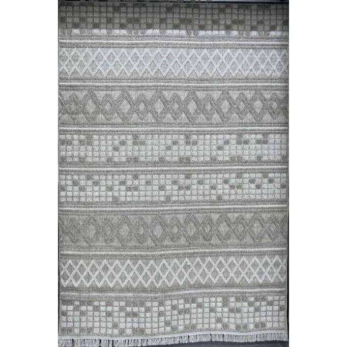 سجاد خيش ماجستيك تركي 08656B كافي بيج فاتح مقاس 250*350