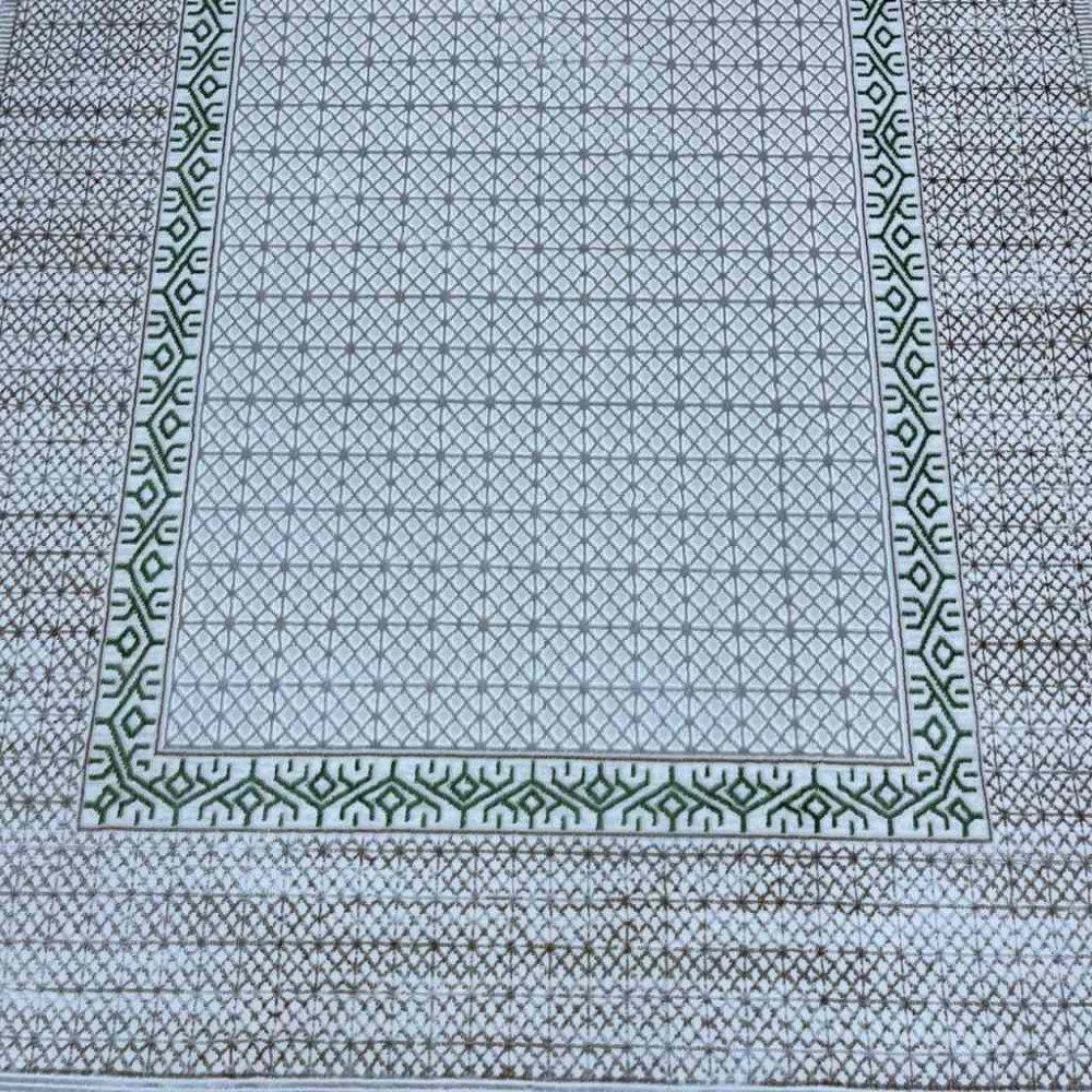 سجاد تركي رانا تركي 1102A كريم اخضر مقاس 200*300