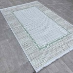 سجاد تركي رانا تركي 1102A كريم اخضر مقاس 200*300