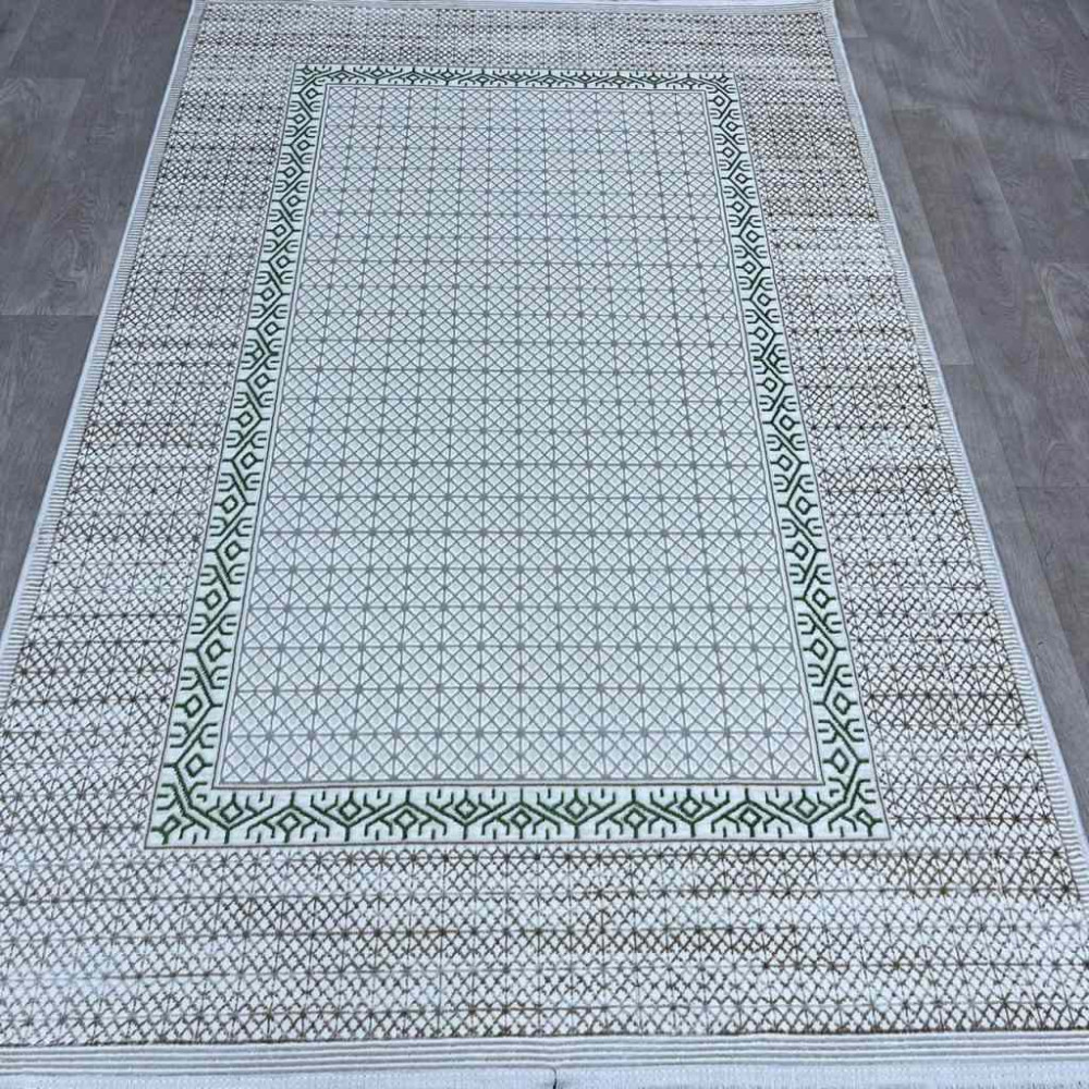 سجاد تركي رانا تركي 1102A كريم اخضر مقاس 200*300