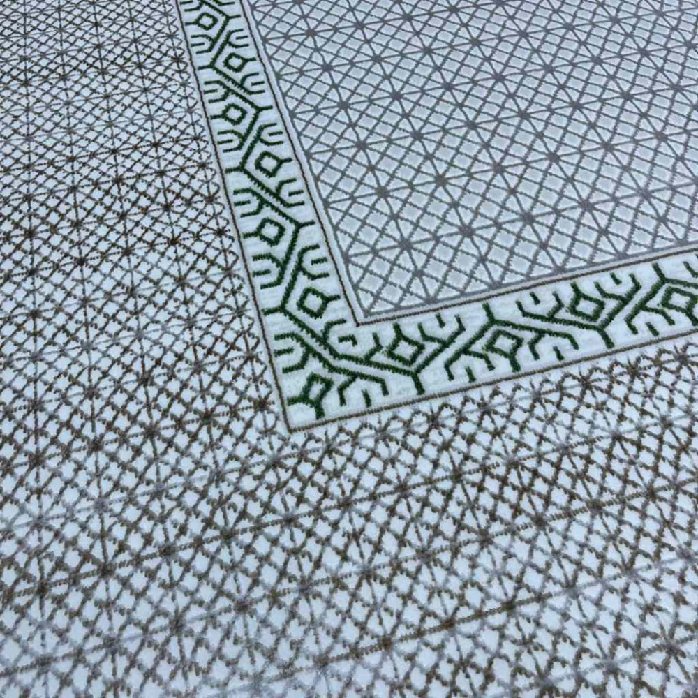 سجاد تركي رانا تركي 1102A كريم اخضر مقاس 200*300