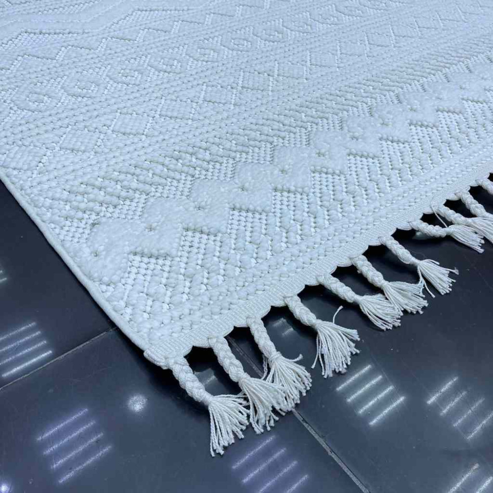 سجاد خيش برسيكتيو تركي OE616A كريم كريم مقاس 80*150