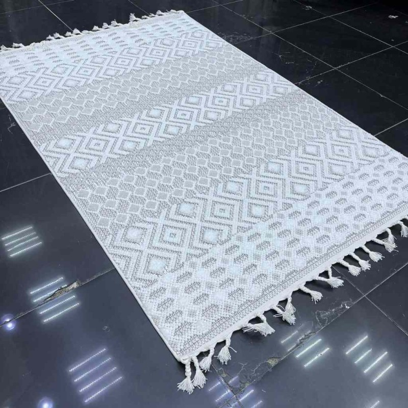 سجاد خيش برسيكتيو تركي OE624A كريم بيج مقاس 80*150 سجاد خيش برسيكتيو تركي OE624A كريم بيج مقاس 80*150