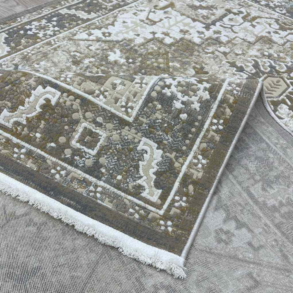 سجاد اناقة تركي H029CD بني بيج مقاس 300*400