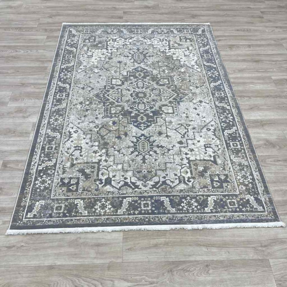 سجاد اناقة تركي H029CD رصاصي غامق مقاس 300*400