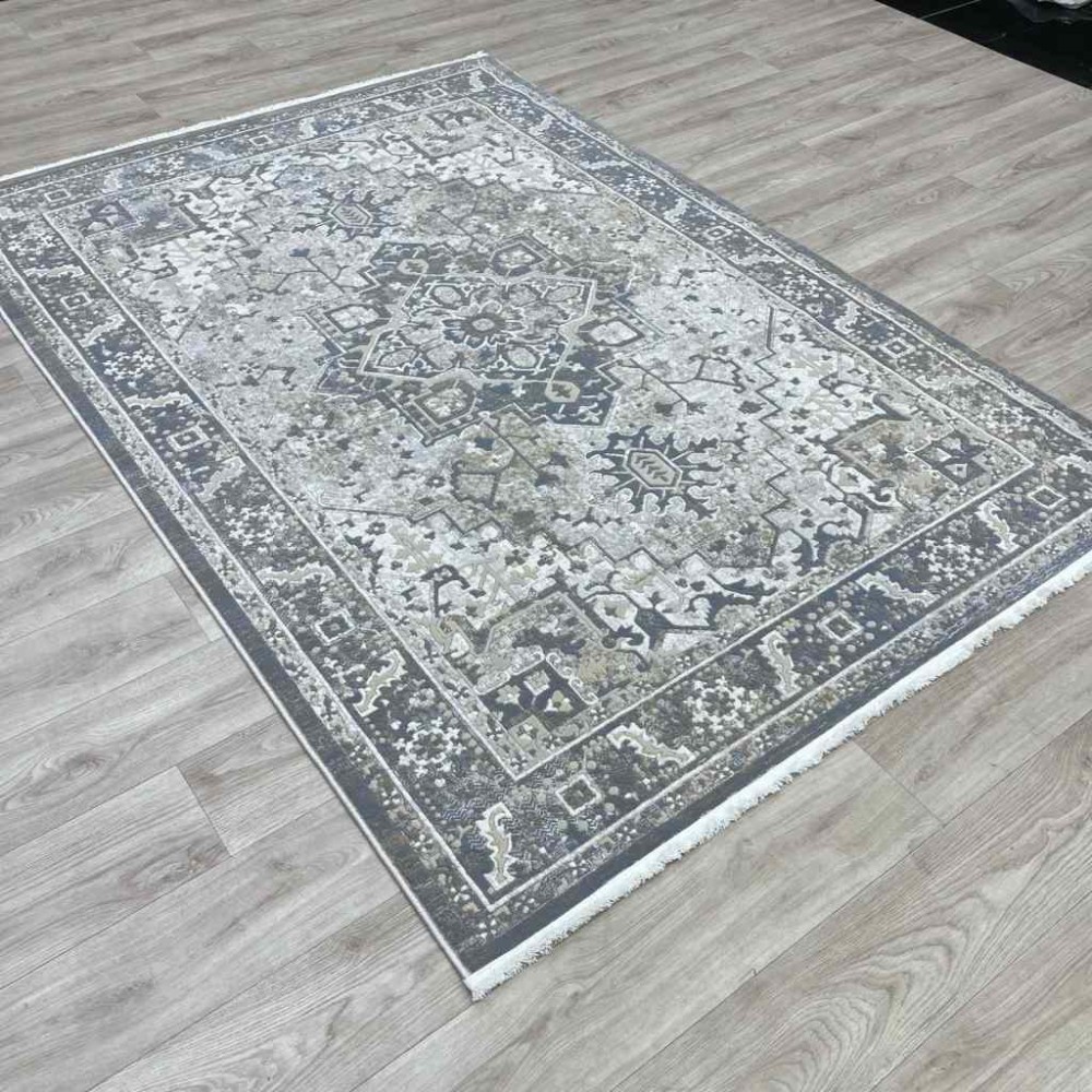 سجاد اناقة تركي H029CD رصاصي غامق مقاس 300*400