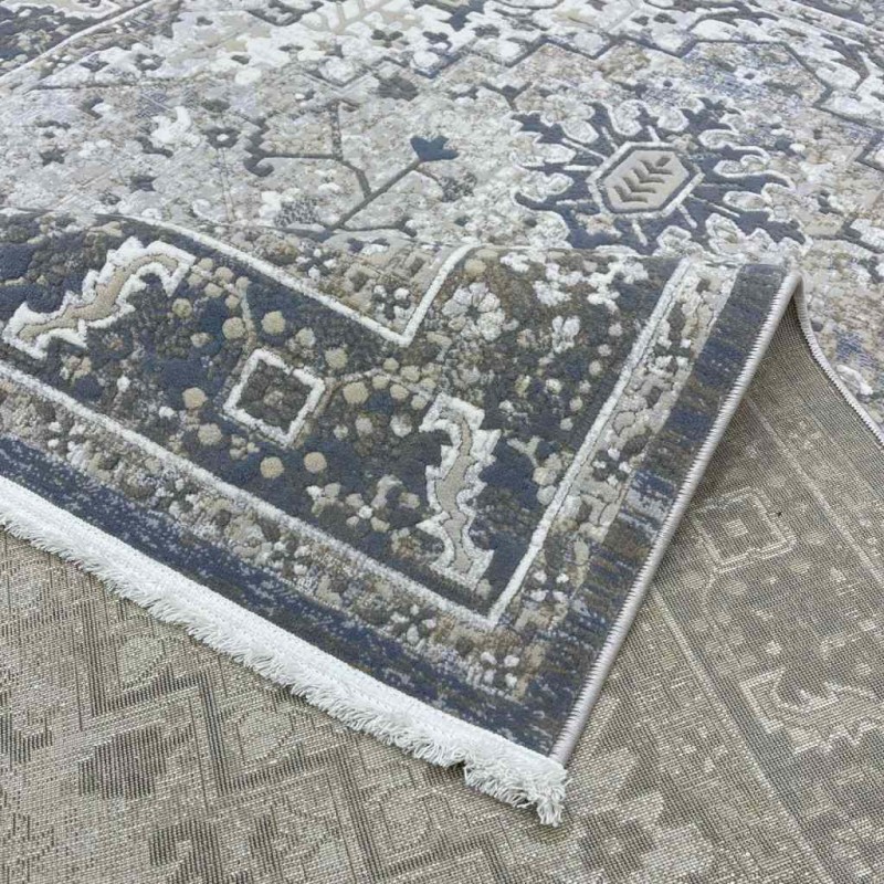 سجاد اناقة تركي H029CD رصاصي غامق مقاس 300*400