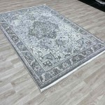سجاد اناقة تركي H029CD رصاصي بيج مقاس 80*150 سجاد اناقة تركي H029CD رصاصي بيج مقاس 80*150