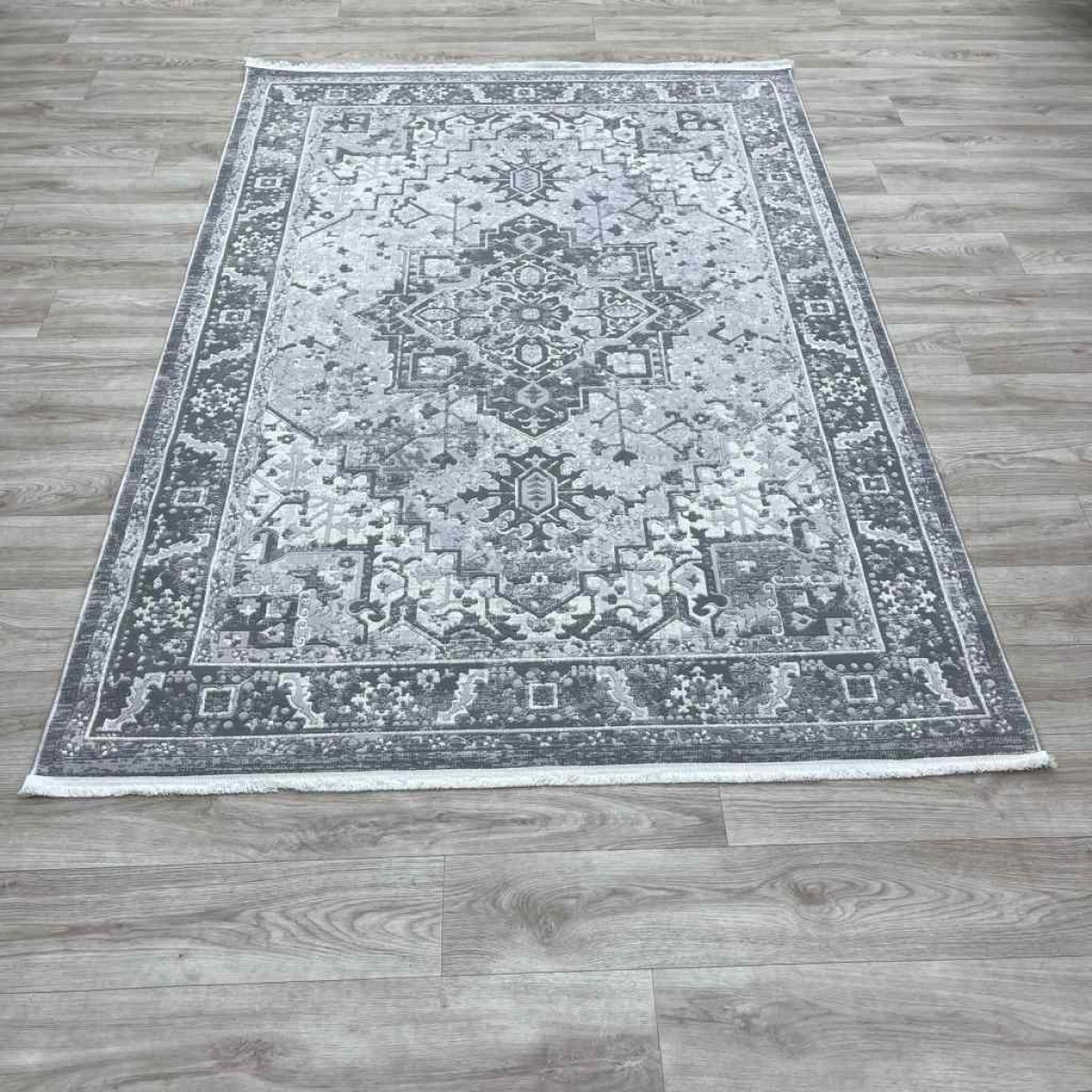 سجاد اناقة تركي H029CD رصاصي بيج مقاس 80*150 سجاد اناقة تركي H029CD رصاصي بيج مقاس 80*150