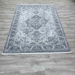 سجاد اناقة تركي H029CD رصاصي بيج مقاس 80*150 سجاد اناقة تركي H029CD رصاصي بيج مقاس 80*150