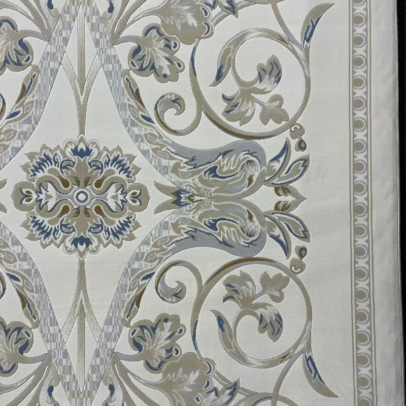سجاد تركي اناقة نقش فرنسي SRC24A كريم رصاصي مقاس 150*220