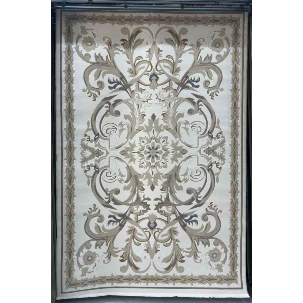 سجاد تركي اناقة نقش فرنسي تركي 384 كريم مقاس 200*300 سجاد تركي اناقة نقش فرنسي تركي 384 كريم مقاس 200*300