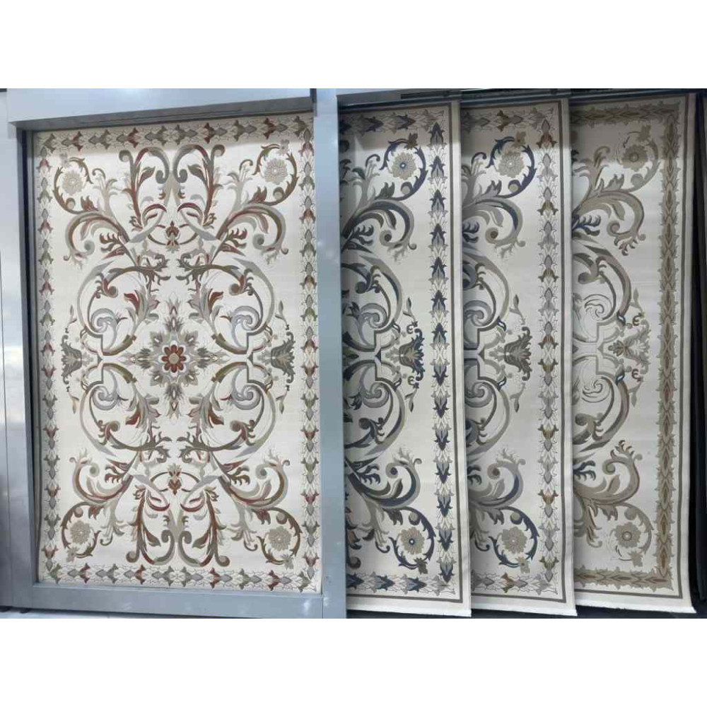 سجاد تركي اناقة نقش فرنسي تركي 384 كريم مقاس 200*300 سجاد تركي اناقة نقش فرنسي تركي 384 كريم مقاس 200*300