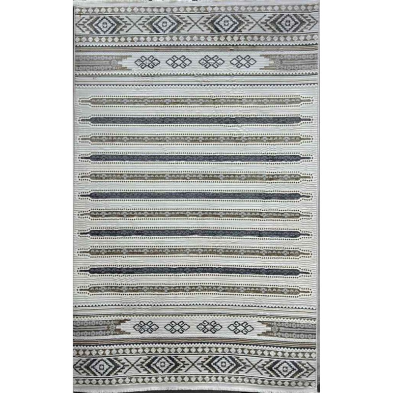 سجاد تركي رانا تركي 1143A كريم رصاصي مقاس 150*220 سجاد تركي رانا تركي 1143A كريم رصاصي مقاس 150*220
