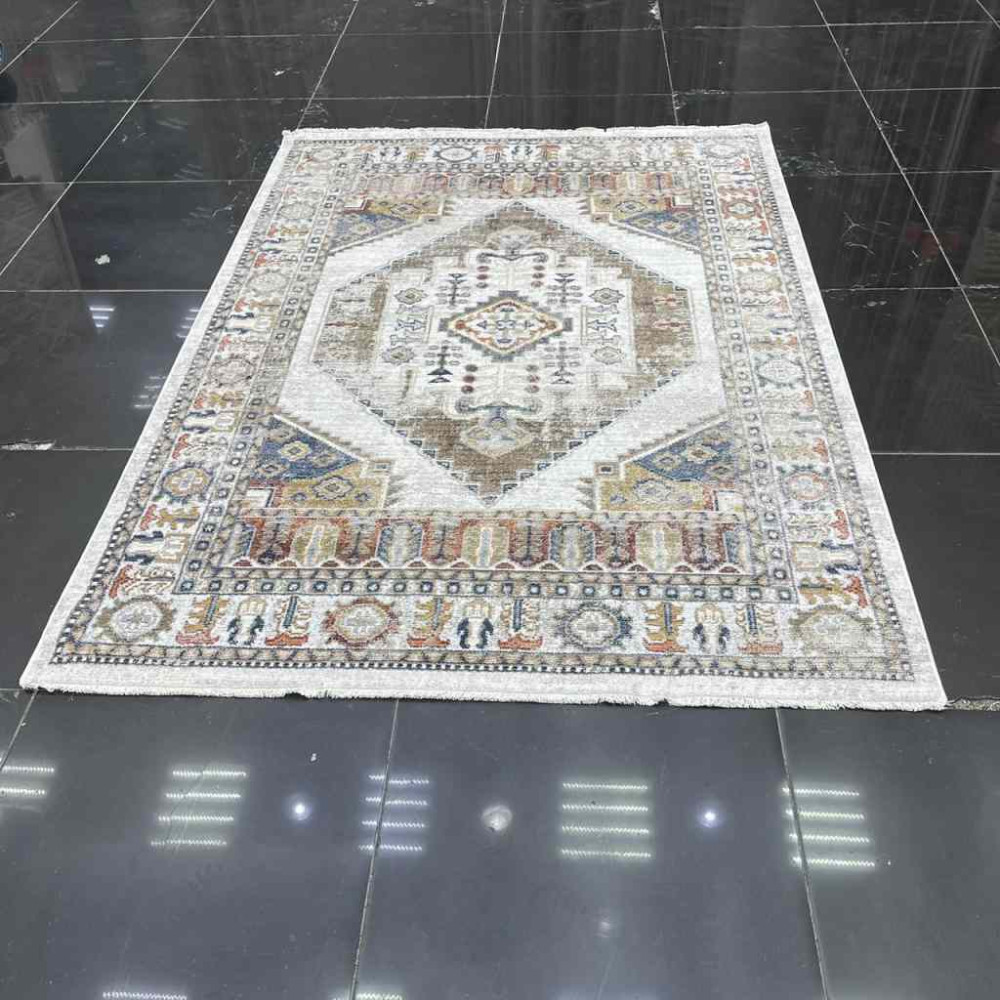 سجاد بوهيمي كريستال تركي OA034A لون كريم مقاس 200*300 سجاد بوهيمي كريستال تركي OA034A لون كريم مقاس 200*300