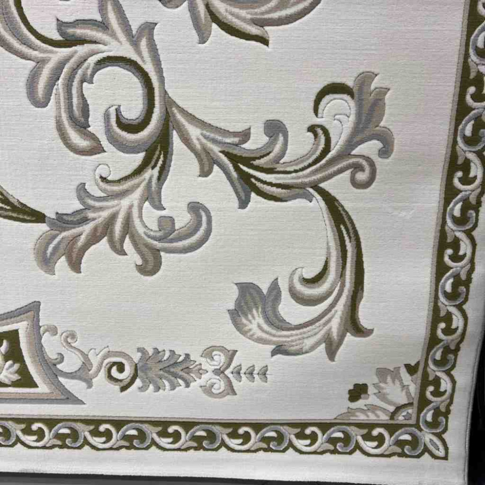 سجاد تركي داليا نقش فرنسي تركي 9769A كريم اخضر مقاس 400*500 سجاد تركي داليا نقش فرنسي تركي 9769A كريم اخضر مقاس 400*500