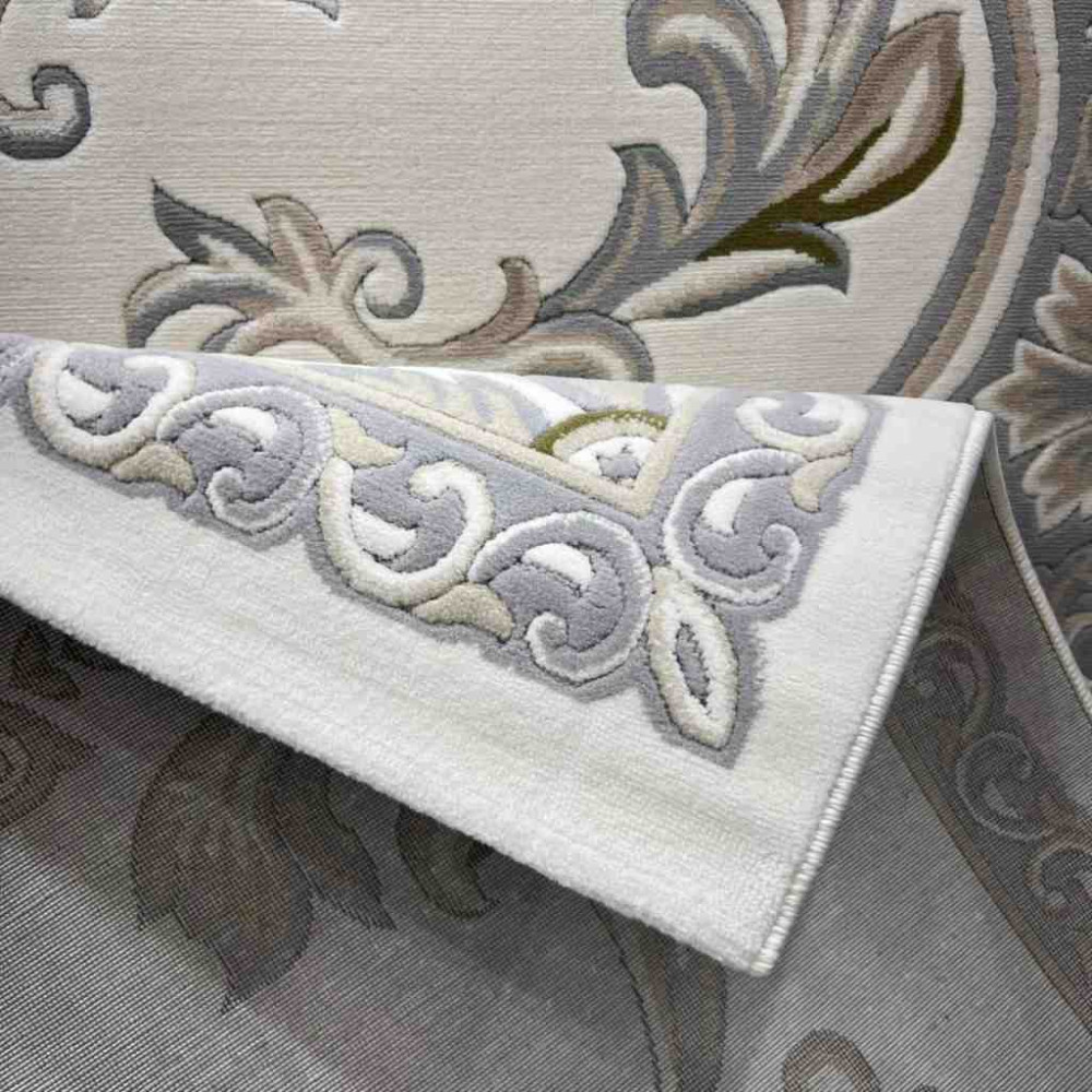 سجاد تركي داليا نقش فرنسي تركي 9769A كريم سيلفر مقاس 400*500 سجاد تركي داليا نقش فرنسي تركي 9769A كريم سيلفر مقاس 400*500