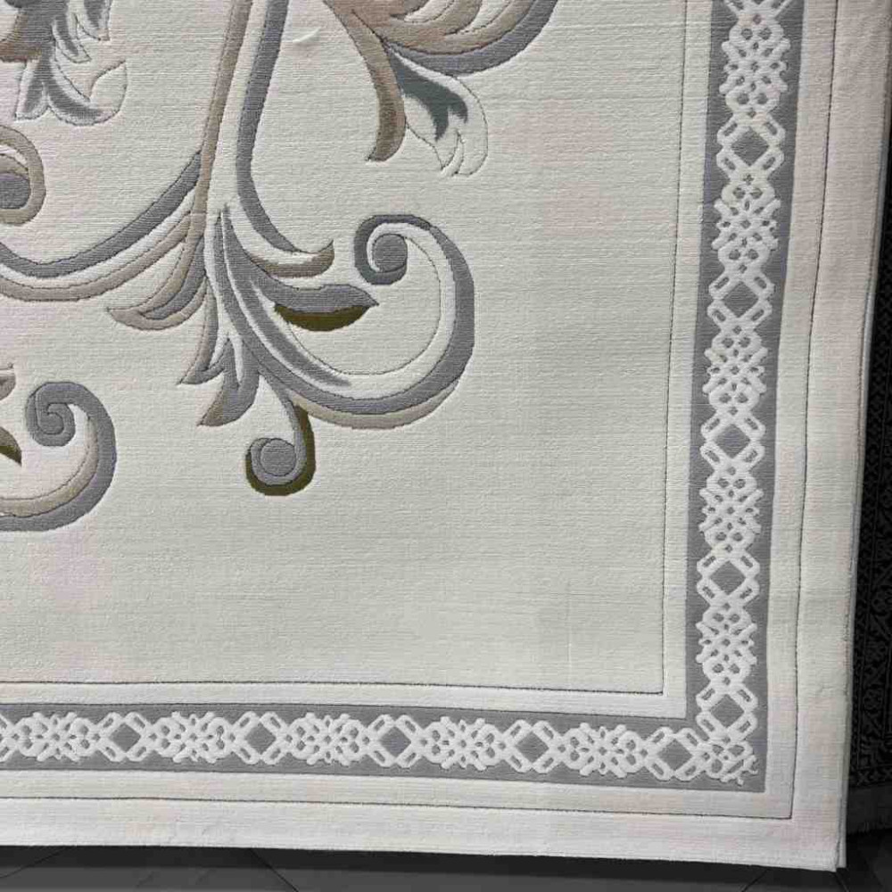 سجاد تركي داليا نقش فرنسي تركي 9771A كريم سيلفر مقاس 50*80 سجاد تركي داليا نقش فرنسي تركي 9771A كريم سيلفر مقاس 50*80