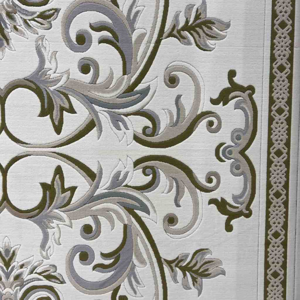 سجاد تركي داليا نقش فرنسي تركي 9771A كريم اخضر مقاس 50*80 سجاد تركي داليا نقش فرنسي تركي 9771A كريم اخضر مقاس 50*80