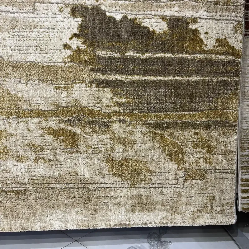 سجاد بوهيمي تركي دوله 17988 K10 لون ذهبي مقاس 50*80