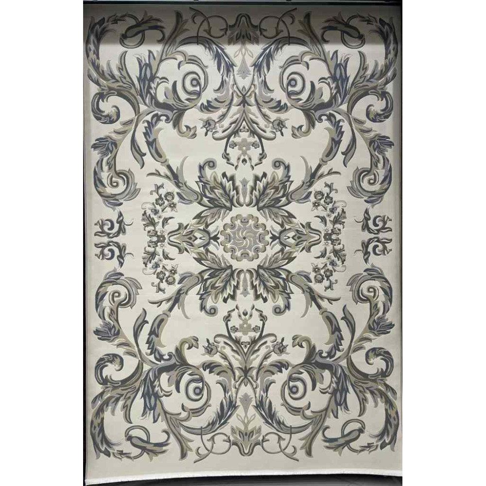 سجاد تركي اناقة نقش فرنسي J941DC كريم سماوي مقاس 50*80 سجاد تركي اناقة نقش فرنسي J941DC كريم سماوي مقاس 50*80