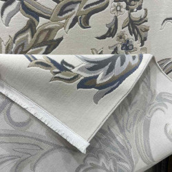 سجاد تركي اناقة نقش فرنسي J941DC كريم سماوي مقاس 50*80 سجاد تركي اناقة نقش فرنسي J941DC كريم سماوي مقاس 50*80