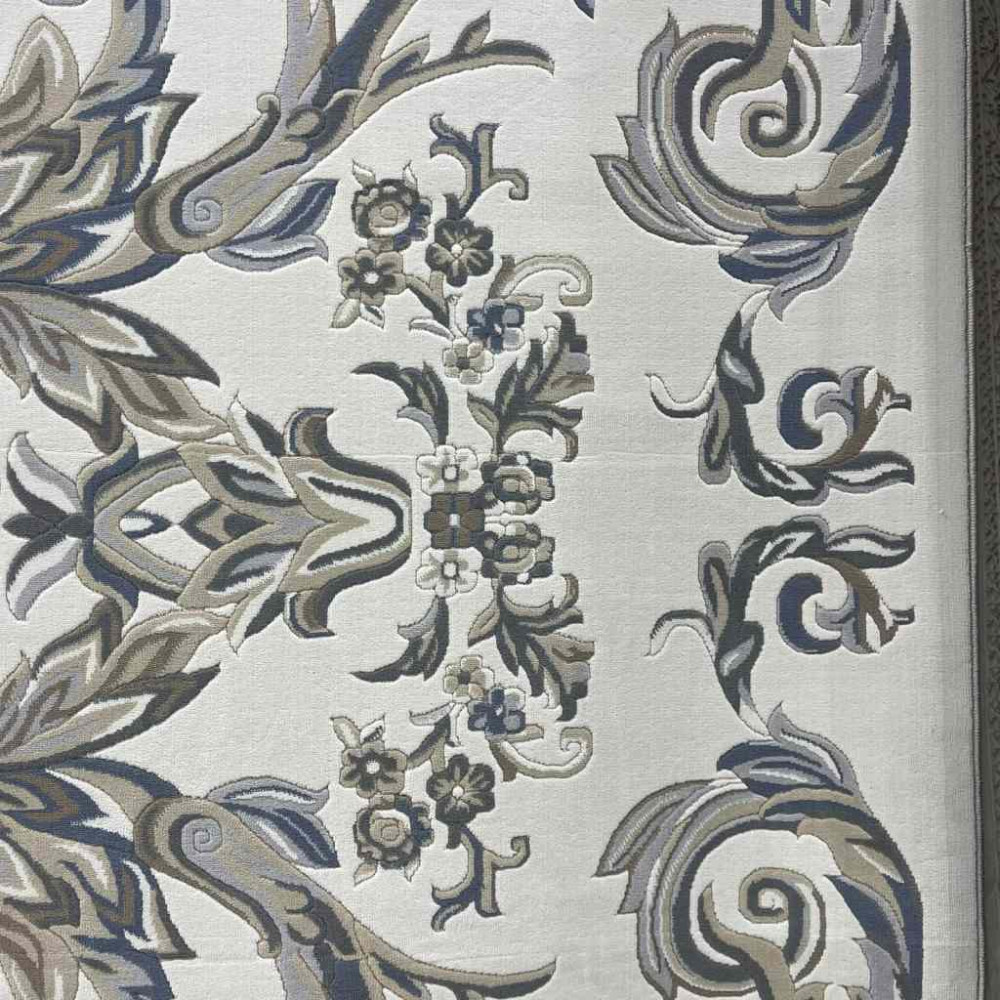 سجاد تركي اناقة نقش فرنسي J941DC كريم سماوي مقاس 50*80 سجاد تركي اناقة نقش فرنسي J941DC كريم سماوي مقاس 50*80