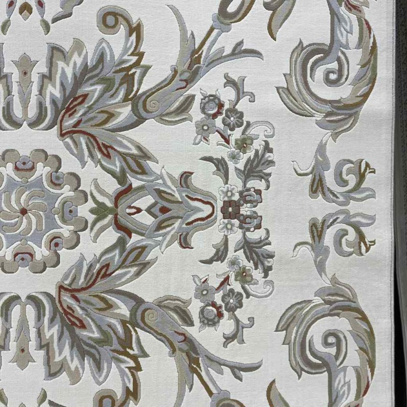 سجاد تركي اناقة نقش فرنسي J941DC كريم مولتي مقاس 150*220