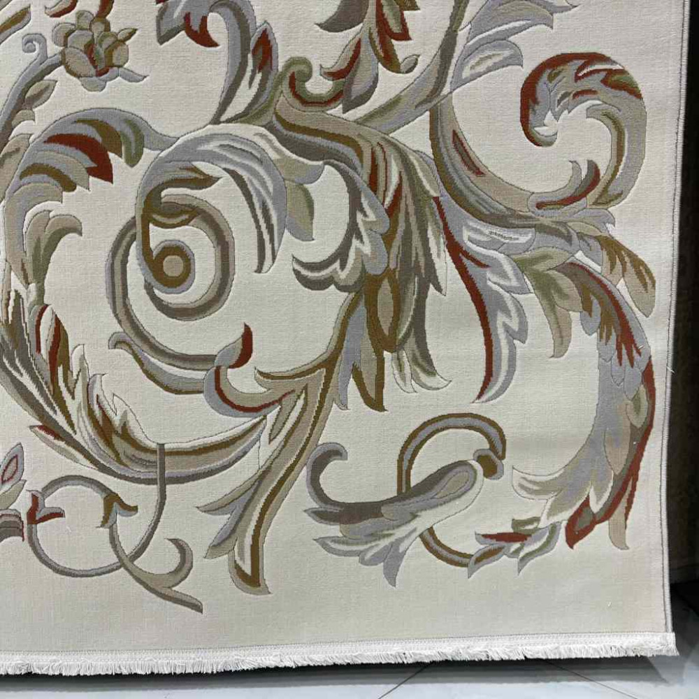 سجاد تركي اناقة نقش فرنسي J941DC كريم مولتي مقاس  300*400