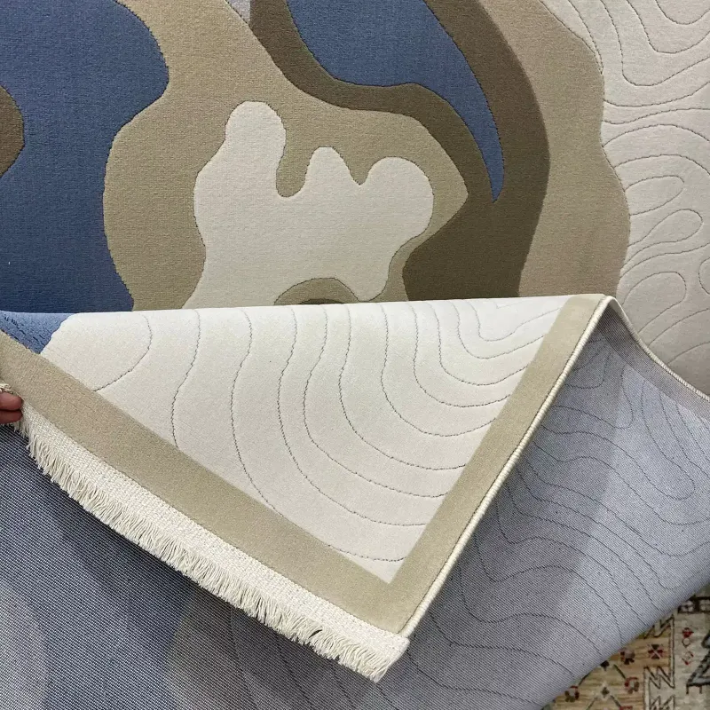 سجاد اناقة تركي SRC15A كريم رصاصي مقاس 300*400