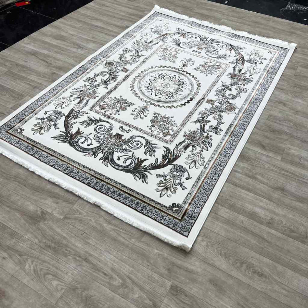 سجاد شرقي اليزا نقش ايراني تركي A6169A كريم توروتكو كريم مقاس 50*80