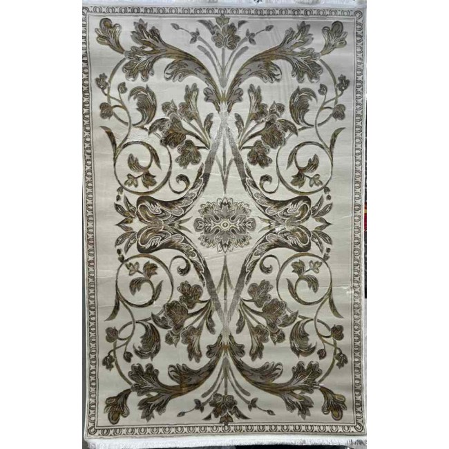 سجاد تركي اليزا نقش فرنسي تركي A6169A بيج كوكن ذهبي مقاس 300*400