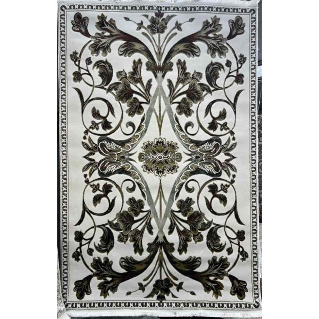 سجاد تركي اليزا نقش فرنسي تركي A6169A كريم ذهبي مقاس 100*200