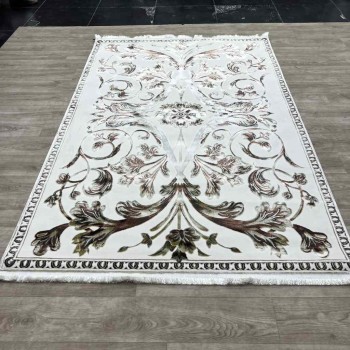 سجاد تركي اليزا نقش فرنسي تركي A6169A كريم ذهبي مقاس 300*400