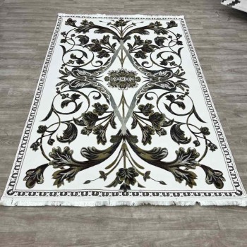 سجاد تركي اليزا نقش فرنسي تركي A6169A كريم ذهبي مقاس 300*400