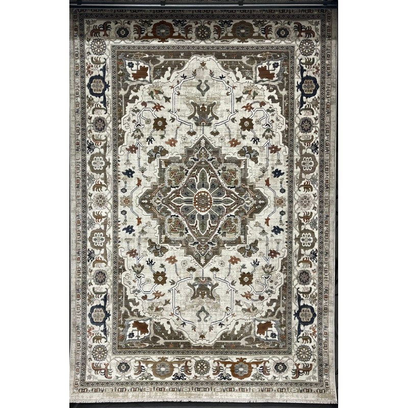 سجاد ليفون بوهيمي تركي M9262 كريم D84424 مقاس 400*500