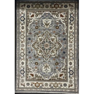 سجاد ليفون بوهيمي تركي M9262 رصاصي D84727 مقاس 80*150